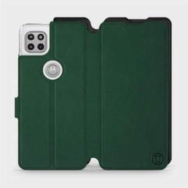 Hülle für Motorola Moto G 5G - Farbe Grün mit Schwarz