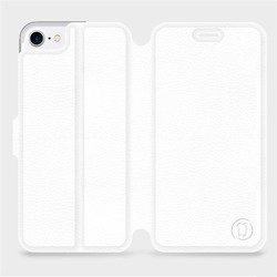 Hülle für Apple iPhone 8 - Farbe White&Orange
