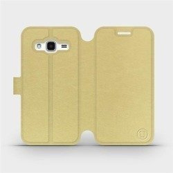 Hülle für Samsung Galaxy J3 2016 - Farbe Gold&Gray