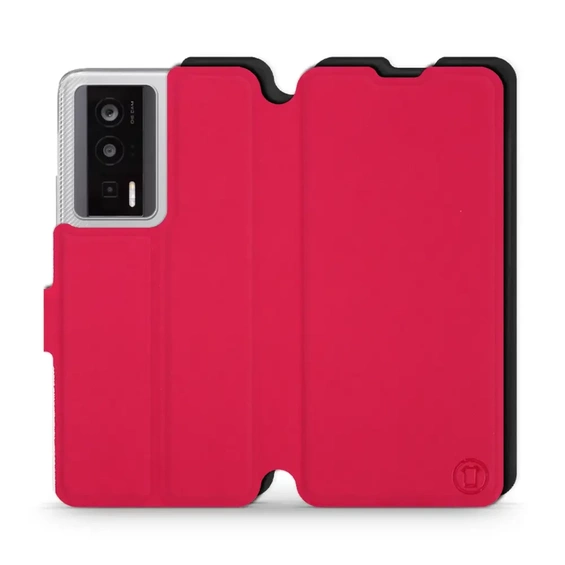 Hülle für Xiaomi POCO F5 Pro - Farbe Rot mit Schwarz