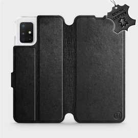 Hülle für Samsung Galaxy A51 5G - Farbe Black Leather