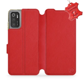 Hülle für Xiaomi Poco M3 Pro 5G - Farbe Red Leather