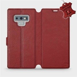 Hülle für Samsung Galaxy Note 9 - Farbe Dark Red Leather