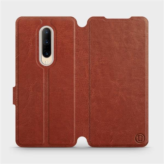 Hülle für OnePlus 7 Pro - Farbe Brown&Orange