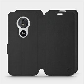 Hülle für Motorola Moto E5 - Farbe Schwarz mit Schwarz