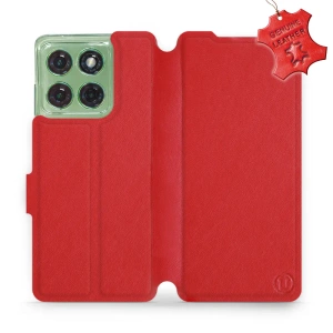 Hülle für Motorola Edge 60 - Farbe Red Leather