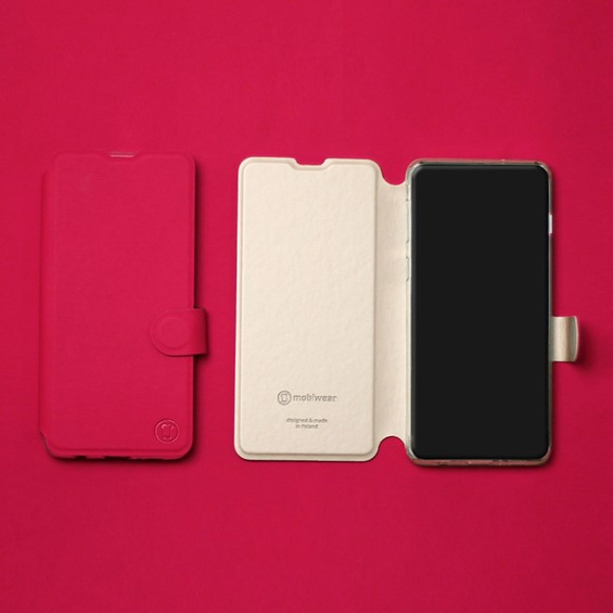 Hülle für Samsung Galaxy S23 - Farbe Rot mit Platin