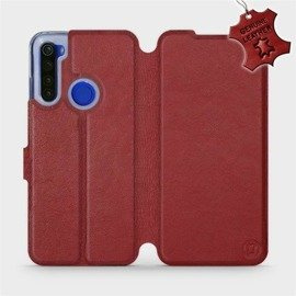 Hülle für Xiaomi Redmi Note 8T - Farbe Dark Red Leather