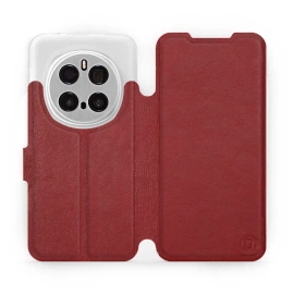 Hülle für Huawei Honor Magic7 Pro 5G - Farbe Dark Red Leather