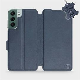 Hülle für Samsung Galaxy S22 Plus - Farbe Blue Leather