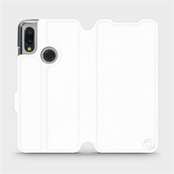 Hülle für Xiaomi Redmi 7 - Farbe White&Orange