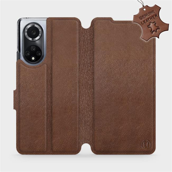 Hülle für Huawei Nova 9 - Farbe Brown Leather