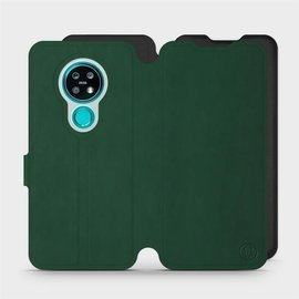 Hülle für Nokia 7.2 - Farbe Grün mit Schwarz