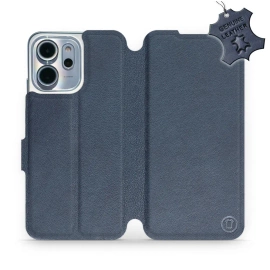 Hülle für OPPO Reno 14 FS 5G - Farbe Blue Leather