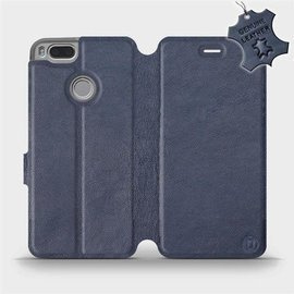 Hülle für Xiaomi Mi A1 - Farbe Blue Leather