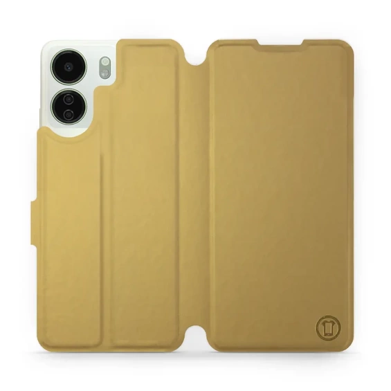 Hülle für Xiaomi Redmi 13C - Farbe Gold&Gray