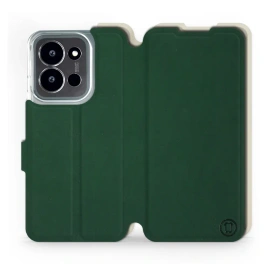 Hülle für Xiaomi Poco C85 5G - Farbe Grün mit Platin