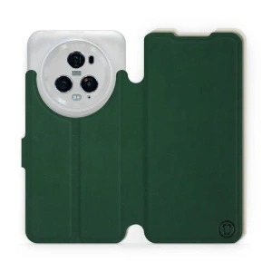 Hülle für Huawei Honor Magic5 Pro 5G - Farbe Grün mit Platin