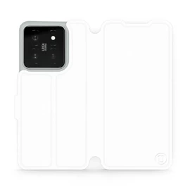 Hülle für Xiaomi 14 - Farbe White&Orange