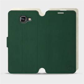 Hülle für Samsung Galaxy A5 2016 - Farbe Grün mit Platin