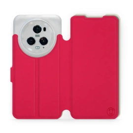 Hülle für Huawei Honor Magic5 Pro 5G - Farbe Rot mit Platin