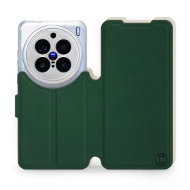 Hülle für Vivo X200 Pro 5G - Farbe Grün mit Platin