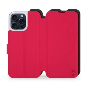 Hülle für Apple iPhone 15 Pro Max - Farbe Rot mit Schwarz