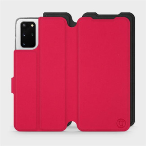 Hülle für Samsung Galaxy S20 Plus - Farbe Rot mit Schwarz