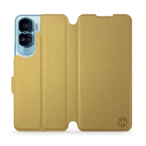 Hülle für Huawei Honor 90 Lite - Farbe Gold&Orange