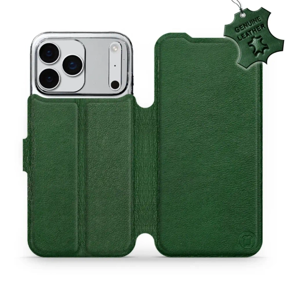 Hülle für Apple iPhone 17 Pro Max - Farbe Green Leather