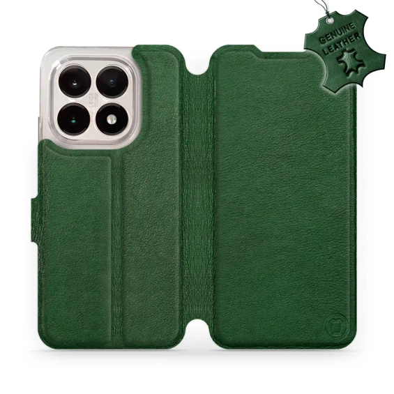 Hülle für Xiaomi 15T - Farbe Green Leather