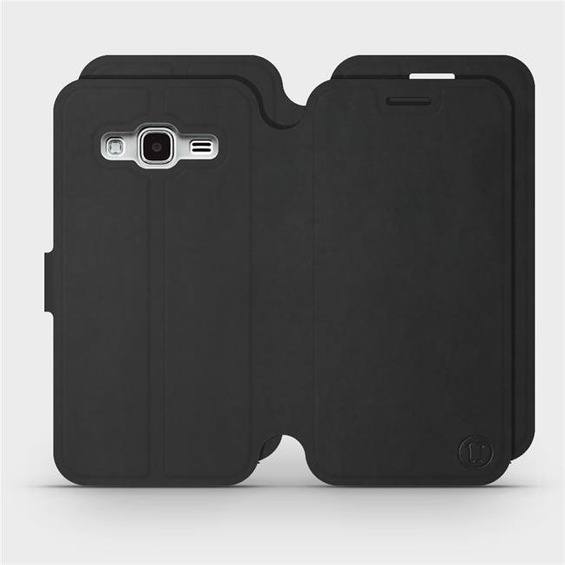 Hülle für Samsung Galaxy J3 2016 - Farbe Schwarz mit Schwarz