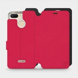 Hülle für Xiaomi Redmi 6 - Farbe Rot mit Schwarz