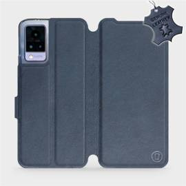 Hülle für Vivo V21 5G - Farbe Blue Leather