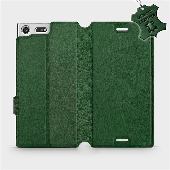 Hülle für Sony Xperia XZ Premium - Farbe Green Leather