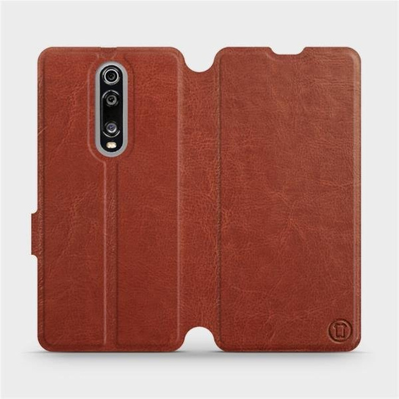 Hülle für Xiaomi Mi 9T Pro - Farbe Brown&Orange