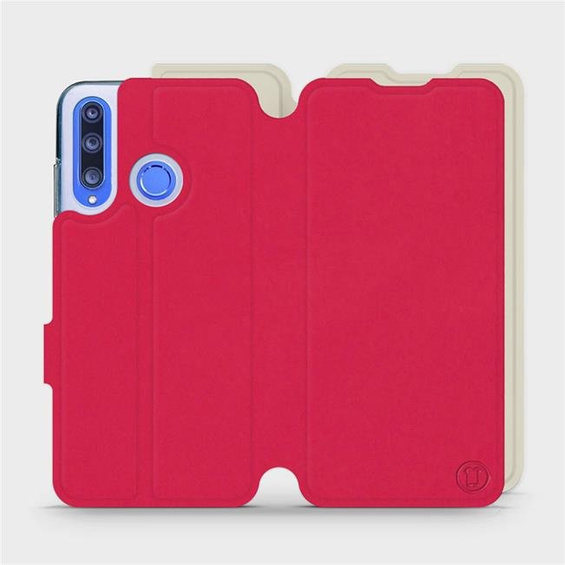 Hülle für Huawei Honor 20 Lite - Farbe Rot mit Platin