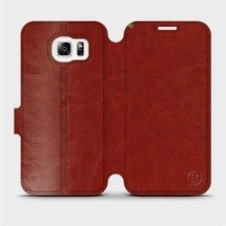 Hülle für Samsung Galaxy S6 Edge - Farbe Brown&Gray