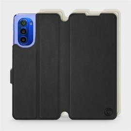 Hülle für Motorola Moto G51 5G - Farbe Schwarz mit Platin