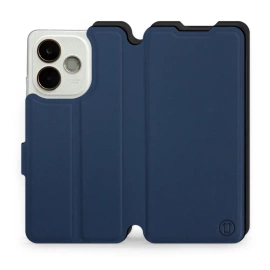 Hülle für OPPO A5 Pro 5G - Farbe Marine mit Schwarz