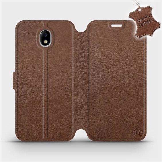 Hülle für Samsung Galaxy J7 2017 - Farbe Brown Leather