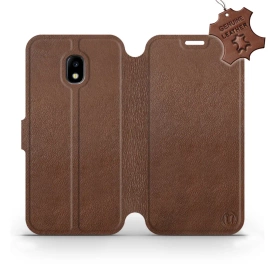 Hülle für Samsung Galaxy J3 2017 - Farbe Brown Leather