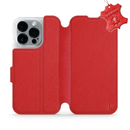 Hülle für Apple iPhone 14 Pro - Farbe Red Leather