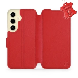 Hülle für Samsung Galaxy S24 - Farbe Red Leather
