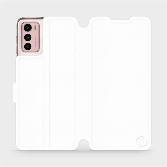 Hülle für Motorola Moto G42 - Farbe White&Orange