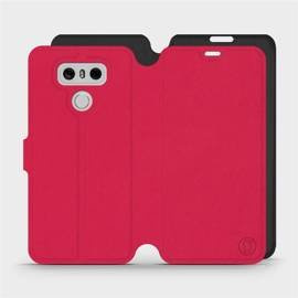 Hülle für LG G6 - Farbe Rot mit Schwarz