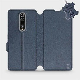 Hülle für Xiaomi Mi 9T - Farbe Blue Leather