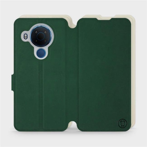 Hülle für Nokia 5.4 - Farbe Grün mit Platin