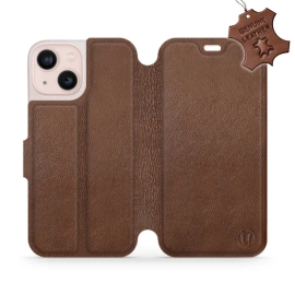 Hülle für Apple iPhone 13 mini - Farbe Brown Leather