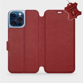 Hülle für Apple iPhone 13 Pro Max - Farbe Dark Red Leather
